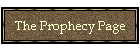 The Prophecy Page